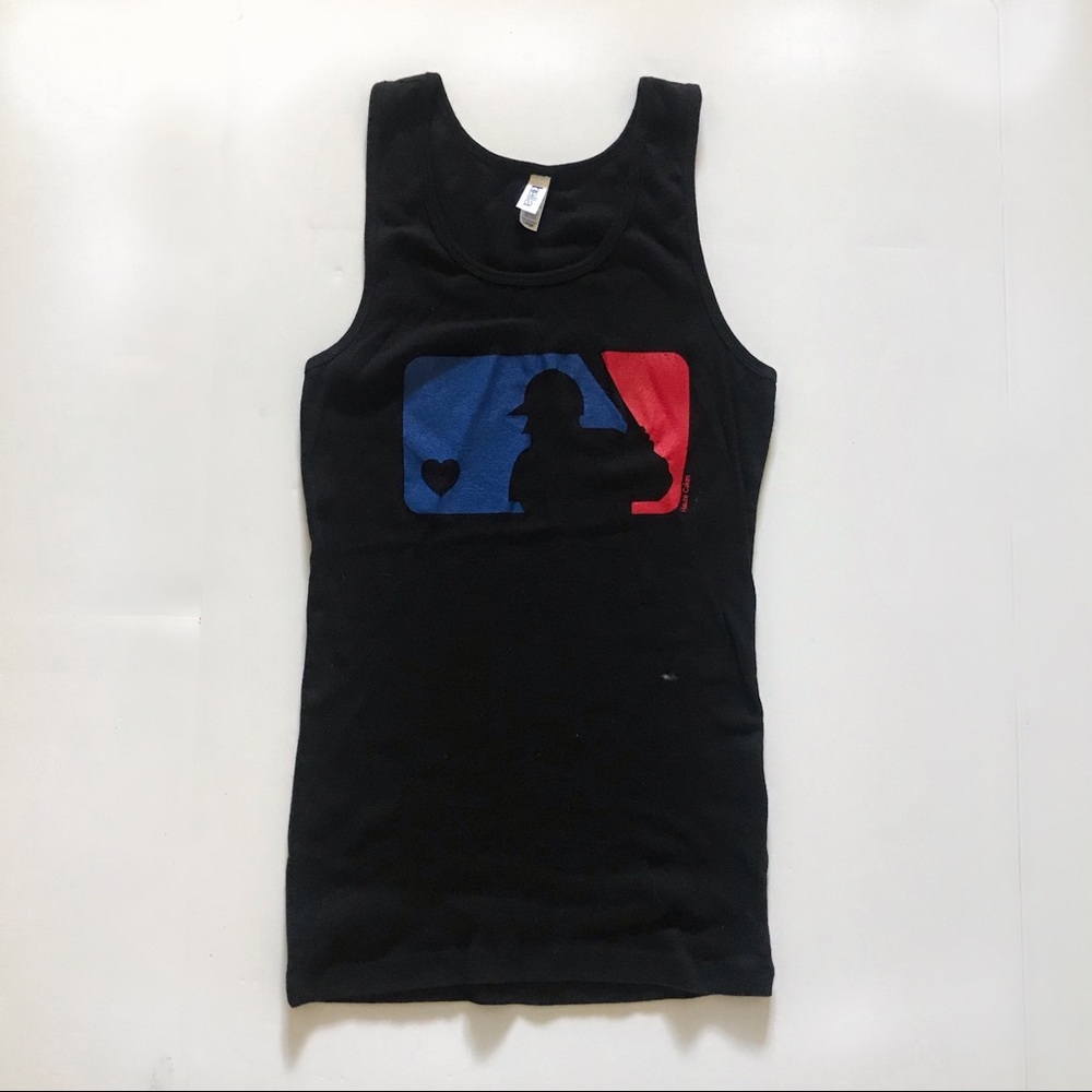 MLB heart logo ribbed tank